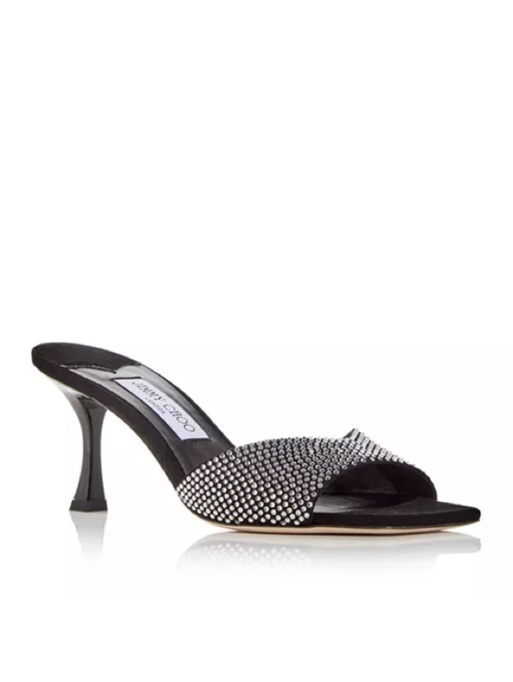 Jimmy Choo Skye 70 Embellished High Heel Slide Sandals - Picture 3 of 16